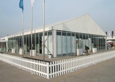 China Glass Wall Carton Fair Trade Show Tents 15M X 35M White Roof Cover 5 Years Guarantee for sale