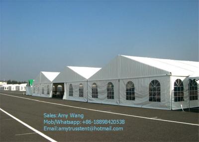 China 20x50m Structure Outdoor Event Tents With Strong Glass Wall For Big Exhibition / Fair / Show for sale