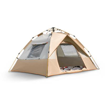 China Extended Type Camping Tent Outdoor Portable Rainproof Automatic Folding Tents Equipment Beach Waterproof Camping Tent for sale