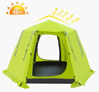 China Extended Type 3-4 People Outdoor Camouflage Hunting Tent Free To Build Leisure Rainstorm Proof Automatic Camping Tent for sale