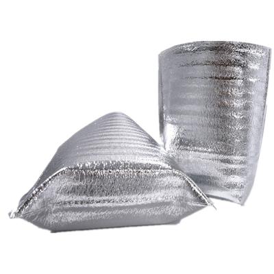 China High Quality Waterproof Cooler Aluminum Foil Insulation Foam Cold Thermal Lined Bags For Frozen Food Fruit Vegetable Delivery for sale