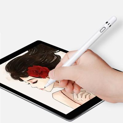 China 2021 New Cell Phone Style 2 In 1 High Conductive Double Sides Fabric Metal Stylus Pencil Smart Touch Pen For All Phone for sale