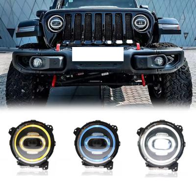 China Spedking Car Accessories LED Headlight Plug & Play Headlamp For JEEP WranglerJL 2018-2021 Cowboy JL Head Light Lamp for sale