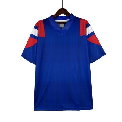 China Vintage Soccer Jersey Printing Team Club Football Uniform Full Team Set Soccer Shirts for sale