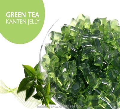 China Best Quality Green Tea Kanten Low Fat Agar Jelly For Bubble Tea for sale