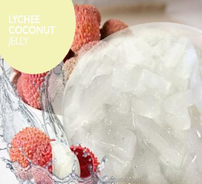 China Best Quality Lychee Coconut Jelly For Bubble Tea CUBE for sale