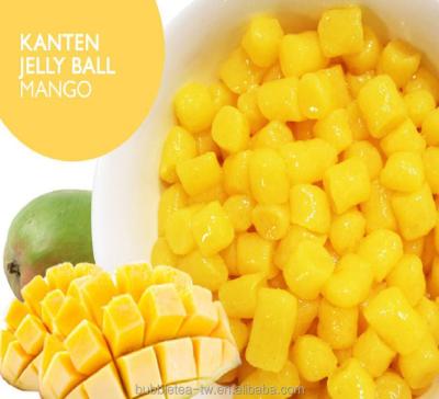 China Best Quality Mango Kanten Jelly Ball For Bubble Tea Normal Agar for sale