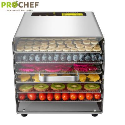 China Hotels 6 Trays Food Grade Stainless Steel Food And Fruit Drying Machine for sale