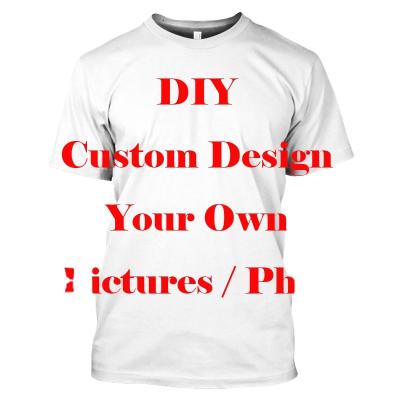 China QUICK DRY Custom Design Your Own Style 3D Print Men's T Shirt Hip Hop Women's T-shirt Couples Diy Apparel Tops Supplier Drop Shipper for sale