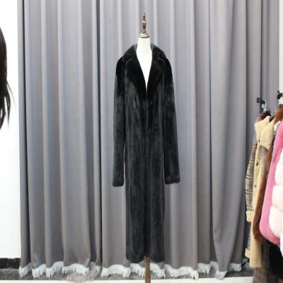 China 2019 Wholesale Plus Size Mink Fur Coat Keep Warm In Winter Fashion en venta