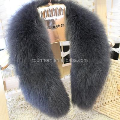 China Soft Hand Feeling Faux Fur Accessory / Faux Fur Collar For Coat From Plant zu verkaufen