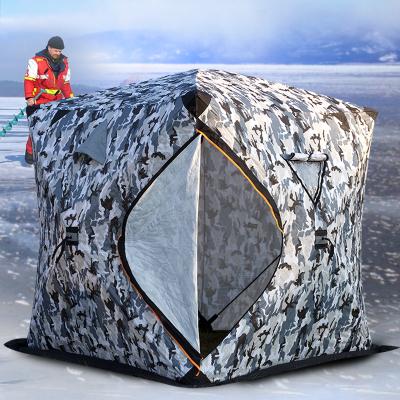 중국 Camouflage Game Outdoor Thick Warm Winter / Large Field Plus Thick Cotton Eskimo Tent 판매용