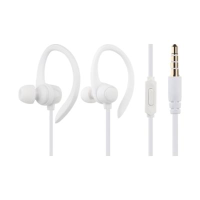 China Cable Headband Sport Over Ear In-Ear Earbuds Small Comfortable, Ear Hook Earphone For Running, Earbuds With Mic And Volume For Phone for sale