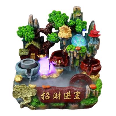 China Natural Touch Bring Good Luck Enjoy View Potted Landscape Artificial Rock Garden for sale