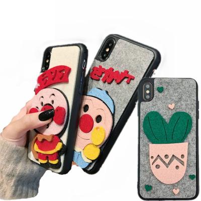 China Cheap Factory Price Anti-fall Custom Logo Fashion Multiple Color Gift Felt Mobile Mobile Bag for sale