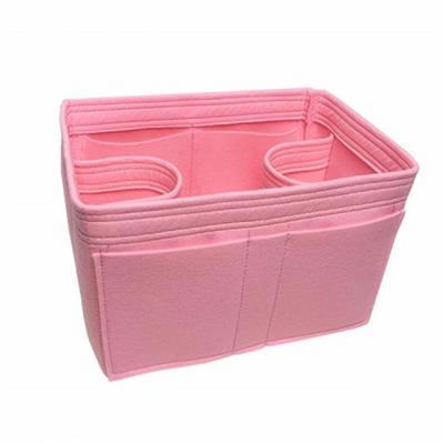 China Durable Hot Selling Fashion Women Makeup Felt Private Label Cosmetic Bag for sale