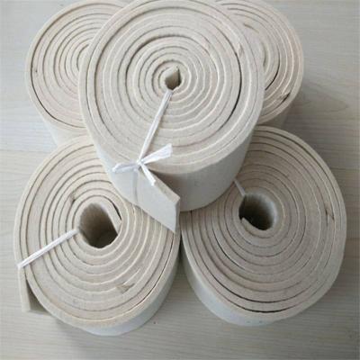 China Breathable Warm Sale 10mm Thick White 100% Wool Felt For Industry for sale