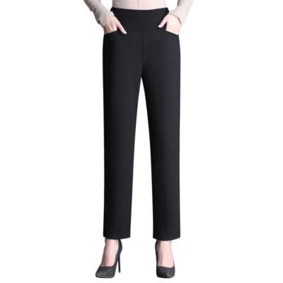 China New coming women's anti-pilling office pants fashion fashionable black pants women slimming for sale