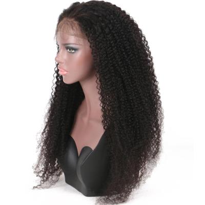 China Wholesale Curly 10-30 Inch Virgin Raw Unprocessed Unprocessed Funmi Cuticle Aligned 100% Brazilian Hair 5x5 HD Curly Funmi Closure Wigs for sale