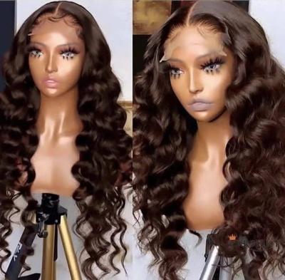 China High Quality Remy Hair Human Hair Brazilian Loose Deep Wave 150% Density Wigs Loose Wave Hd 5x5 Deep Lace Closure Wig for sale