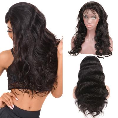 China 100% Virgin Body Wave 10A 11A 12A Grade 30 Inch Human Hair Lace Front Wigs Natural 13x4 Transparent Lace Body Wave Front Wigs for sale