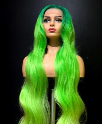 China Cheap Indian 150% Virgin Body Wave Customized Design Human Hair Wig Transparent 13x4 Colored Lace Front Wigs For Black Women for sale