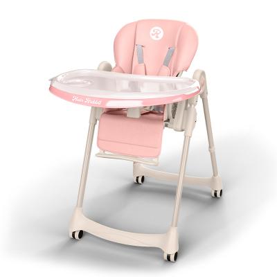 China Modern Hot Selling Baby Folding Adjustable Referee Chair Tray Multifunction Toddler Kids High Dismountable Chair For Feeding for sale