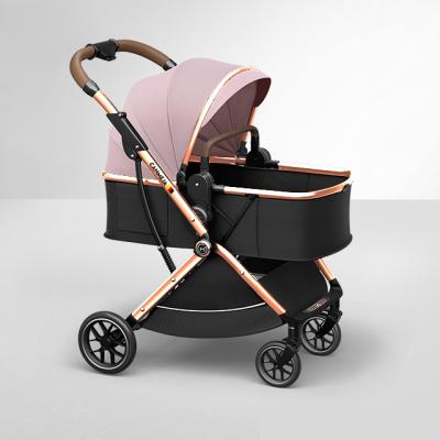 China Carry Baby Walker Amazon Hot Sell New Leather Baby Carriage Model for sale