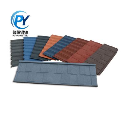 China Hot Selling Modern Stone Metal Roofing Tile Coated Building Materials From USA CANDA ASIA To Philippines for sale