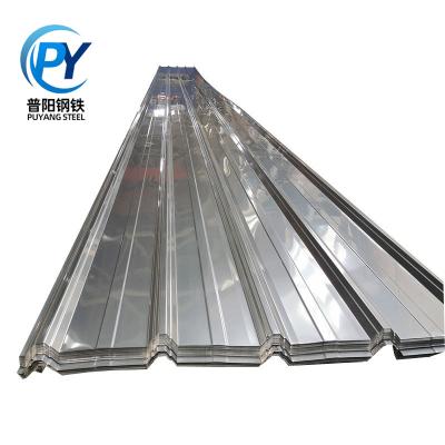 China Construction High Quality Galvanized Corrugated Steel Sheet SGCC Sheeting Regular Spangle Hot Dipped Zinc Sheet Zero Coated Sheeting for sale