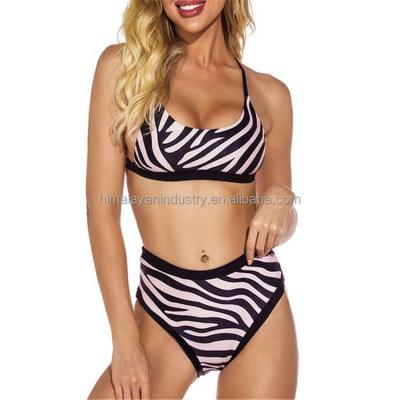 China Breathable Two Piece Set Women Fashion With High Waist Bandage For Women Plus Sport Customized Swimsuit for sale