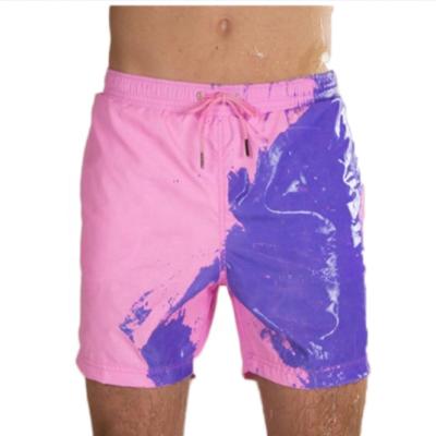 China Amazon Best Breathable 2022 Selling Men Swim Shorts Blank Surf Board Swimwear OEM Color Changing Shorts for sale