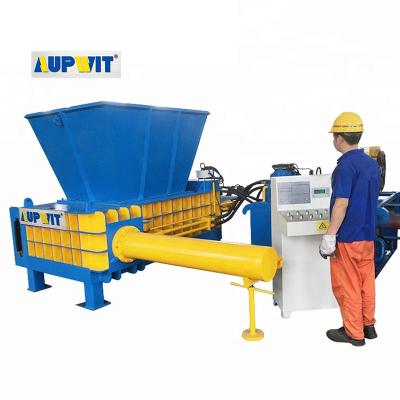 China Automatic hydraulic scarp metal baler aluminum cans baler press machine en venta