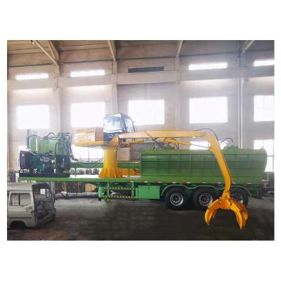 China Portable Mobile Hydraulic Metal Baler Jiangsu Baler Scrap Metal Baler With Crane en venta