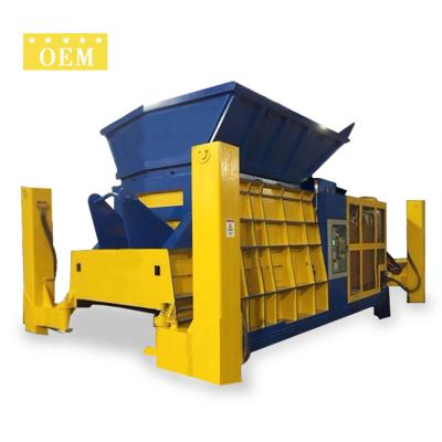 China New Truss Box Shaped Scrap Metal Hydraulic Cutting Machine With Container for sale