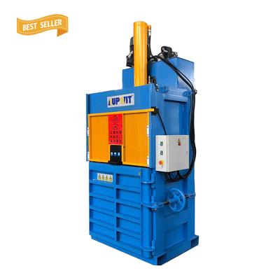 중국 Automatic Hydraulic Vertical Food Chute Pet Bottle Waste Paper Plastic Packing Press Machine For Sale 판매용