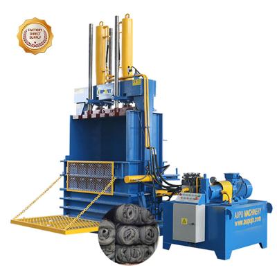 China machinery & Material High Efficiency Waste Tire Packer Tire Press Machine for sale