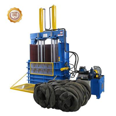 China machinery & Hardware Vertical Hydraulic Tire Press Baling Equipment for sale