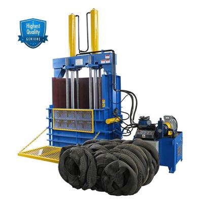 China machinery & Semi Automatic Waste Tires Material Vertical Recycling Balers Hydraulic Compression Machine à venda