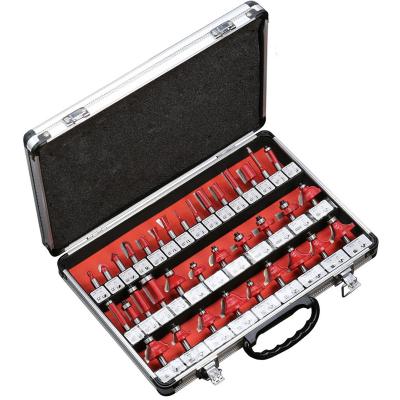 China 35Pcs Carbide Alpha CNC Router Wood Bits 1/2