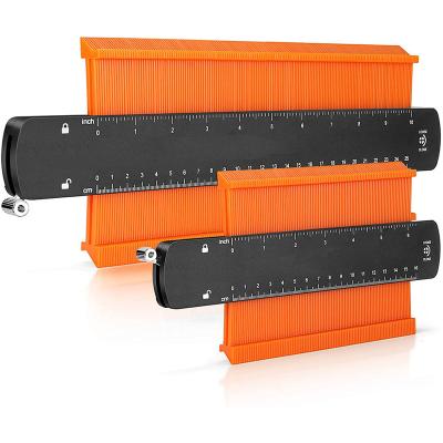 China All Kinds of Modeling Alpha New Design 6inch Widen Contour Measuring Duplicator Ruler with Metal Lock for Quick Corner Outline for sale