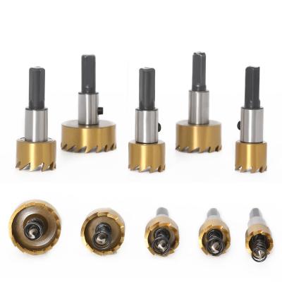 China Alpha Bimetal Cutter Adjustable Hole Stainless Steel Saw Set for Metal Wood Plastic Drilling for sale