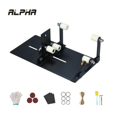 China Glass Size / DIY Sets ALPHA Cutting Tools Metal Pad Square / Round Wine Beer Glass Bottle Cutter Machine DIY Kit for sale