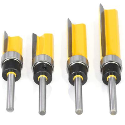 China Hard Type YG6 Alloy Copy Trimming Knife Balance Router Bit Woodworking Flush Milling Cutter for sale