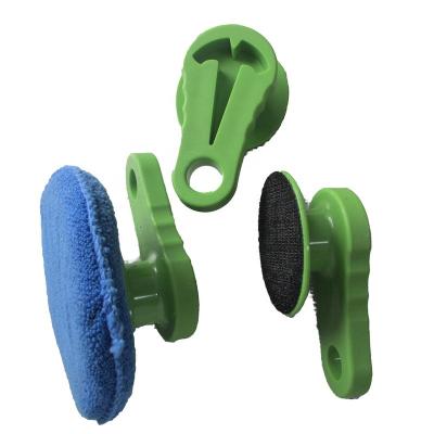 China PP Microfiber Applicator Pad With Plastic Handle for sale