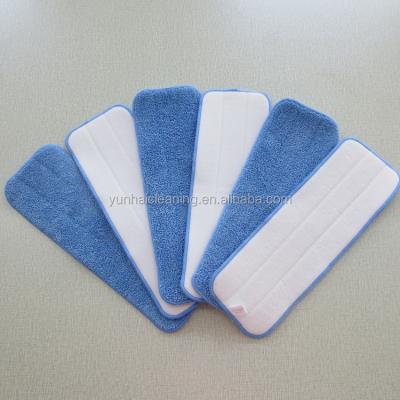 China 2017 Sustainable Hot Selling Microfiber Flat Mop Head Pad For Cleaning Floor for sale