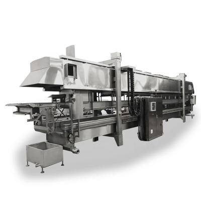 China Vegetable Processing Plant High Efficiency Hot Air Cooking Continuous Steaming Line Industrial Meat Roasting Roasting Machine Hot Air Roasting Machine for sale