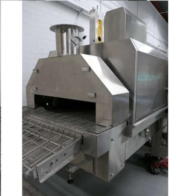 China Meat Processing Plants Linear Cooker Hot Air Oven Cooking Tunnel for sale