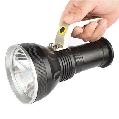 China Aluminum Alloy Approve USB Directly Charging Long Range Spotlight Tactical Handheld Spotlight For Hunting for sale