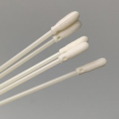 China 10 Bags MOQ PU Foam Tip Cleaning Swabs With Black Stick for sale